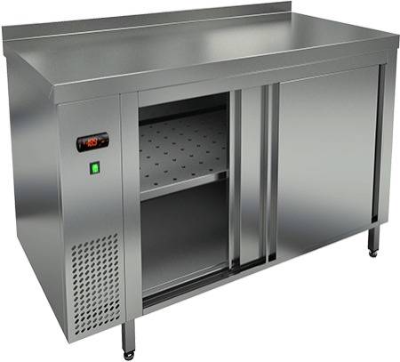 Стол с тепловым шкафом TS430 12 GN HICOLD