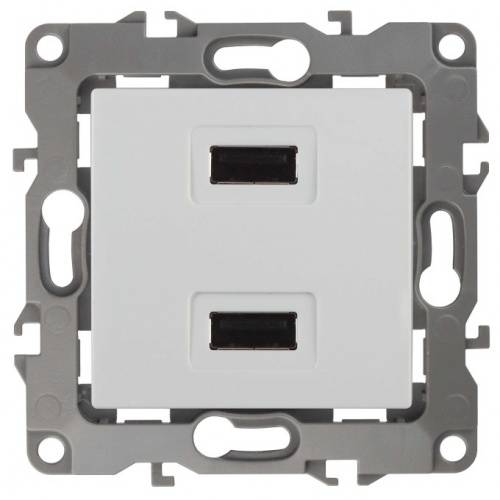 Розетка USB Эра 12 Белая