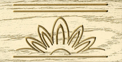 Слоновая кость с бронзовой патиной