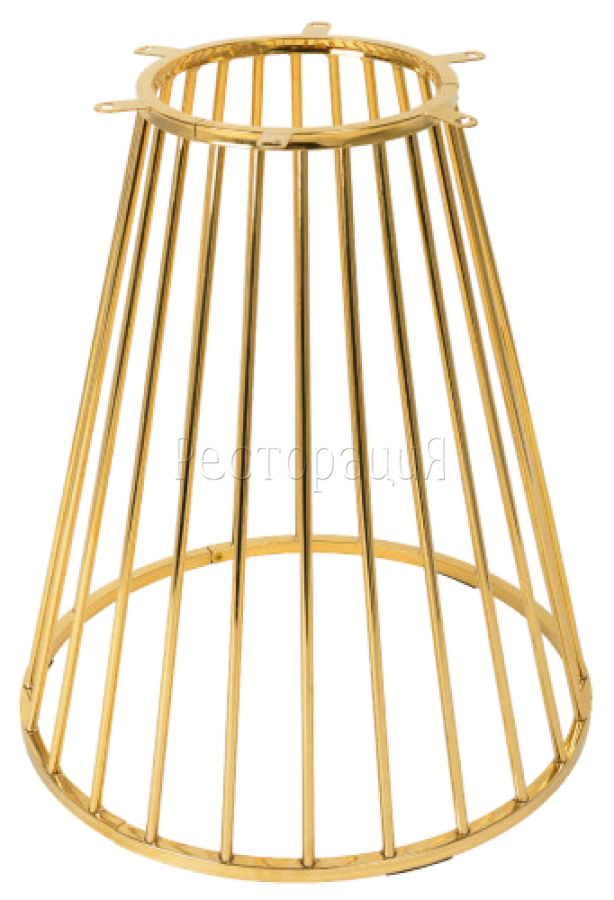 Подстолье круглое хромированное Twister Gold